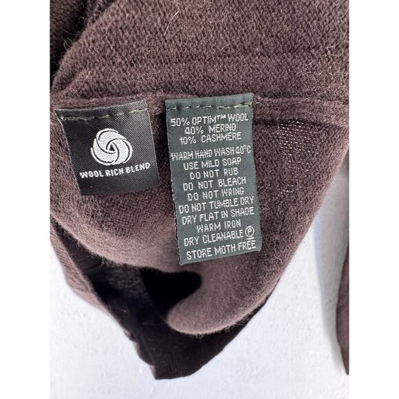Rodd & Gunn Wool Cashmere Blend Sweater Brown Quiet Luxury Crewneck XL Soft - Picture 5 of 5